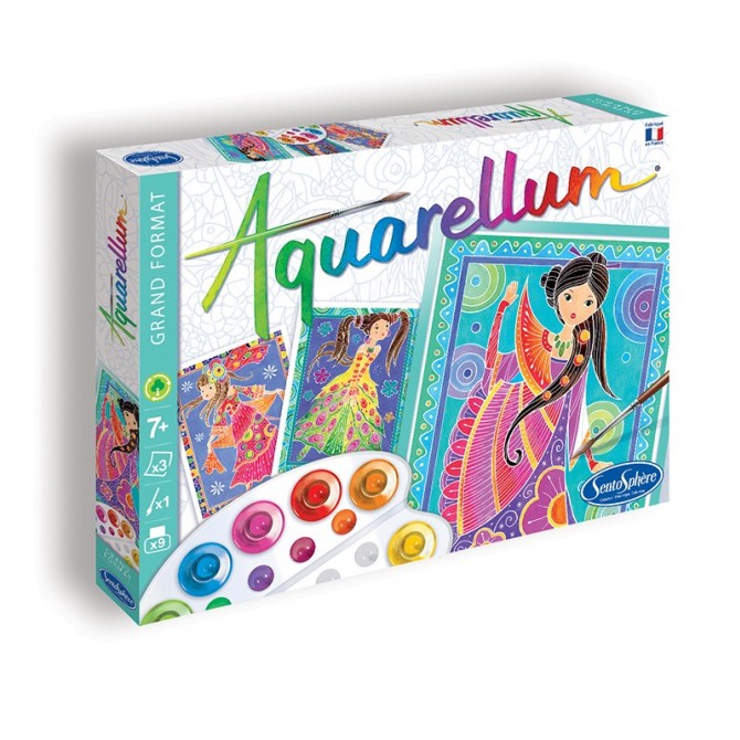 Zestaw do malowania Aquarellum SentoSphere - Glamour Girls
