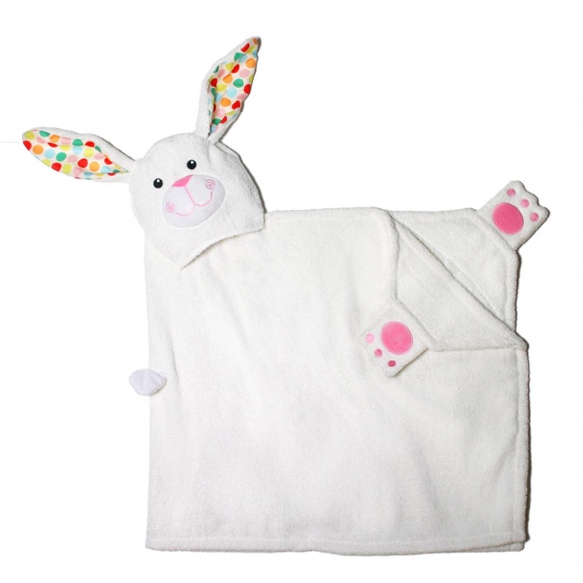 Duży ręcznik bawełniany Zoocchini - Królik