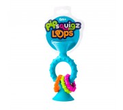 Grzechotka Przyssawka Pip Squigz Loops Fat Brain Toys - Bobo Blue