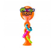 Grzechotka Przyssawka Pip Squigz Loops Fat Brain Toys - Bobo Orange