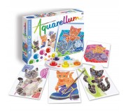 Zestaw do malowania Aquarellum Junior SentoSphere - Kotki