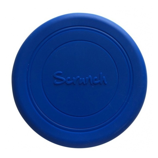 Silikonowy Dysk Scrunch - Granatowy
