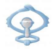 Gryzak Zabawka Mombella - Małpka Light Blue