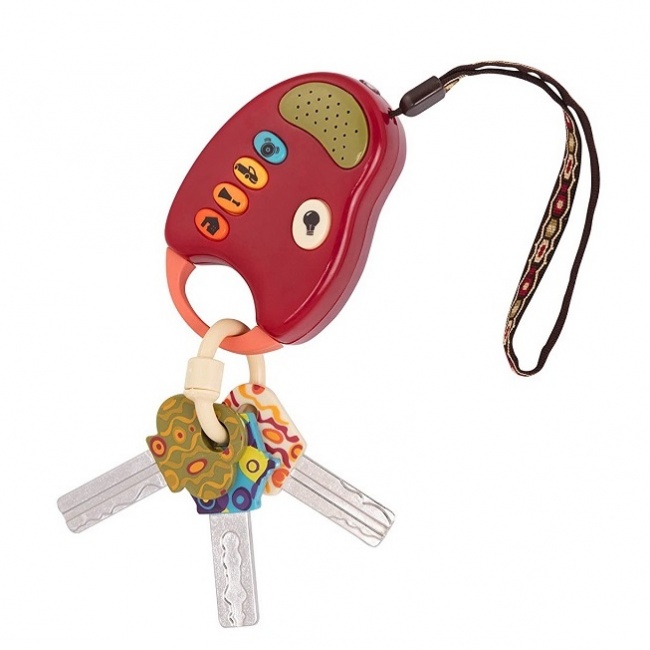 Kluczyki do samochodu Fun Keys B. Toys - Czerwone