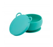 Miseczka silikonowa z pokrywką Minikoioi - zielona