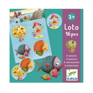 Gra edukacyjna Lotto Djeco - 4 pory roku