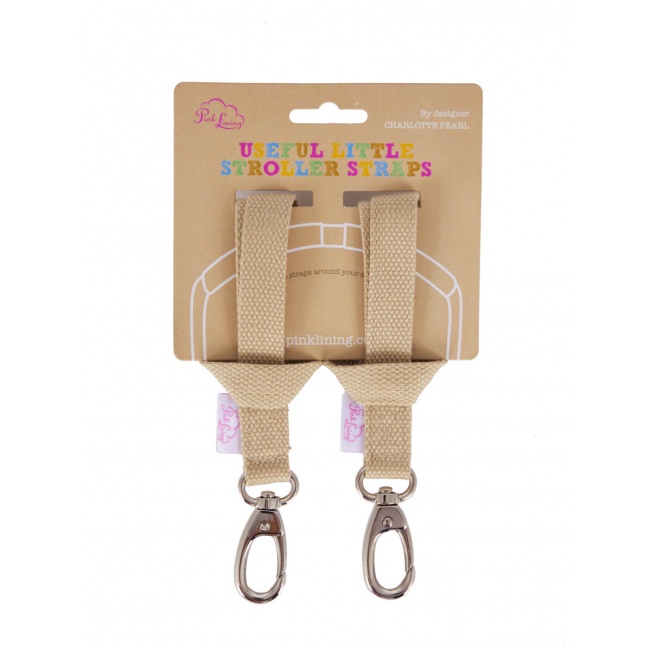 Zaczepy do wózka Pink Lining
