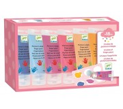 Farby do malowania palcami Djeco w tubkach - Sweet