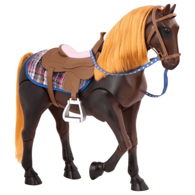 Duży koń dla lalki 46cm Our Generation - Ruchome Kończyny