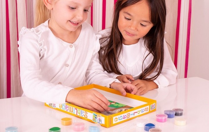 Zestaw do malowania piaskiem Sablimage SentoSphere - Delfiny i Ryby