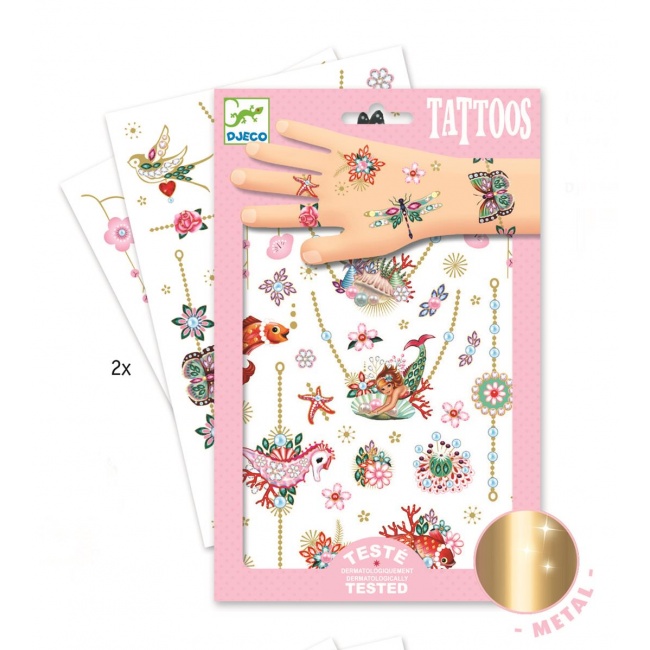 Tatuaże metaliczne Djeco - Klejnoty Fiony