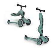 Hulajnoga i rowerek 2w1 Highwaykick SCOOTANDRIDE 1-5 lat - Forest