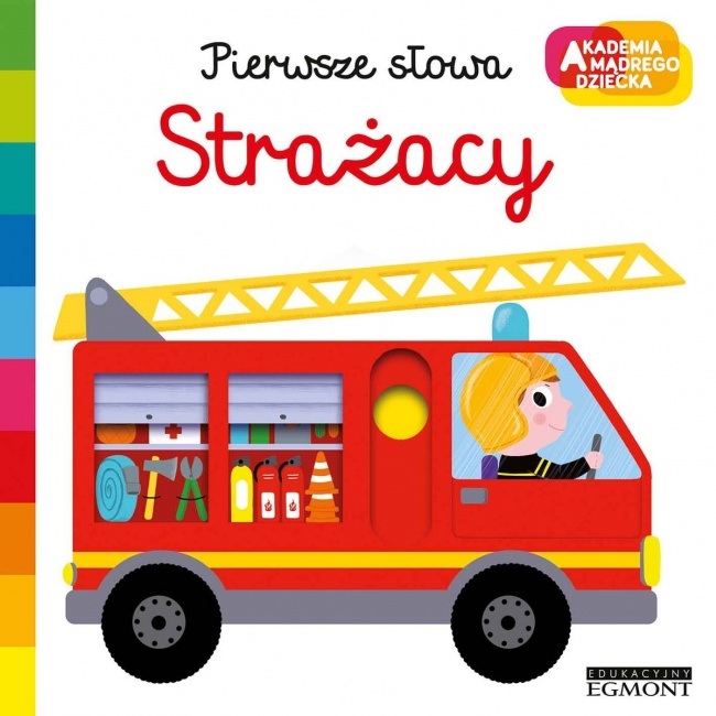 Książka "Pierwsze słowa. Strażacy" wydawnictwo Egmont