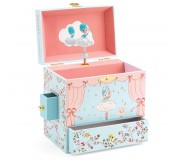 Szkatułka z pozytywką Djeco - Ballerina na scenie