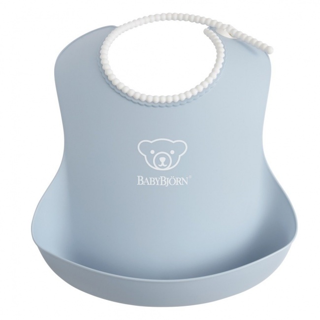 Śliniak BABYBJORN - Powder Blue