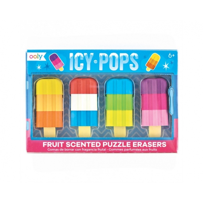 Pachnące Gumki do Ścierania Ooly - Lody na Patyku