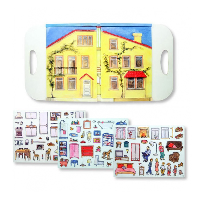 Magnetyczna układanka Egmont Toys - Dom