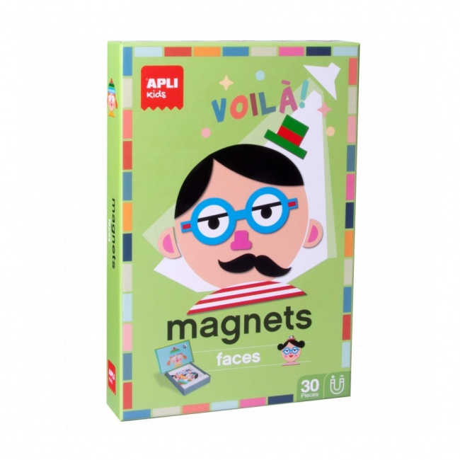 Magnetyczna układanka Apli Kids - Twarze