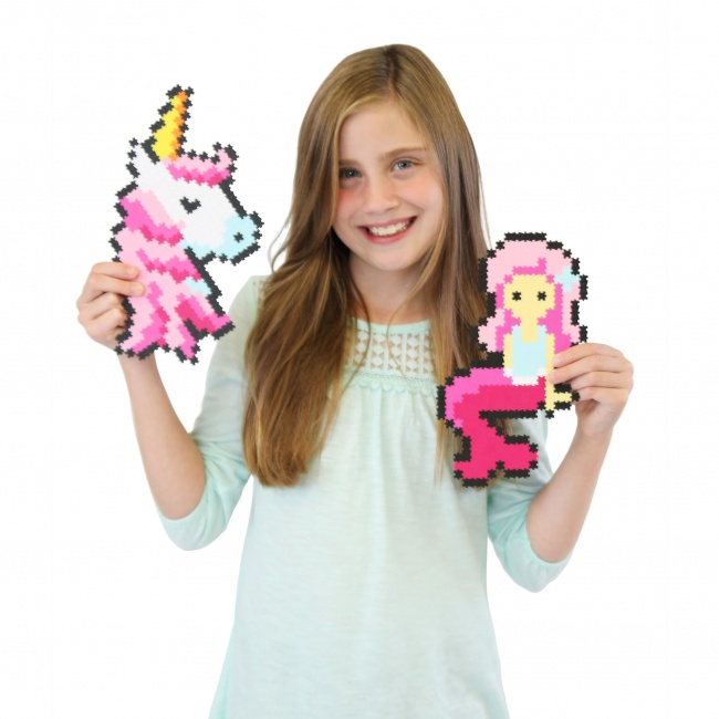 Puzzelki Pixelki Jixelz 700 elem. Fat Brain Toys - Bajkowi Przyjaciele