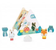 Trójkątny sorter kształtów Janod - Pure