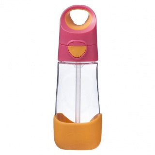 Tritanowa butelka ze słomką 450 ml B.box - Strawberry shake