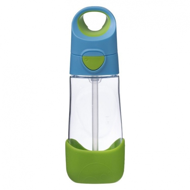Tritanowa butelka ze słomką 450 ml B.box - Ocean breeze