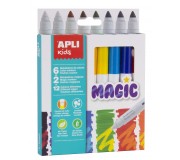 Magiczne flamastry Apli Kids - 8 kolorów