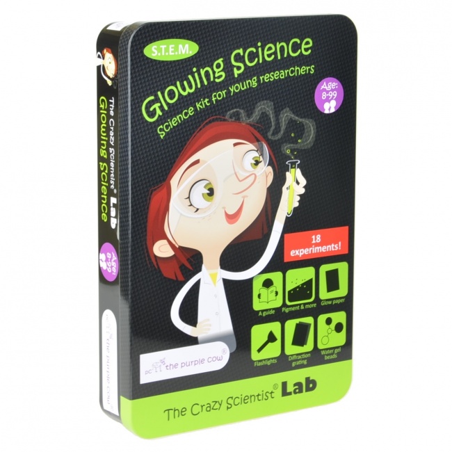Zestaw do robienia eksperymentów The Purple Cow - Świecące w Ciemności