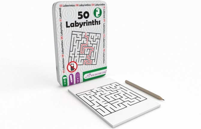 Podróżne łamigłówki The Purple Cow - 50 Labiryntów