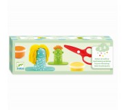 Zestaw z masą plastyczną Djeco - Salon fryzjerski