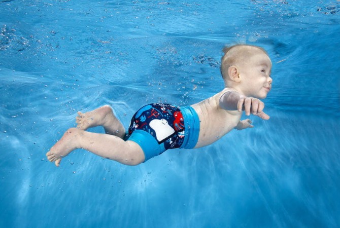 Pieluszka do pływania Happy Nappy 24-36 msc Morski Świat (XXL)