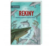 Książka "Rekiny - najlepsi myśliwi w przyrodzie" wydawnictwo Nasza Księgarnia