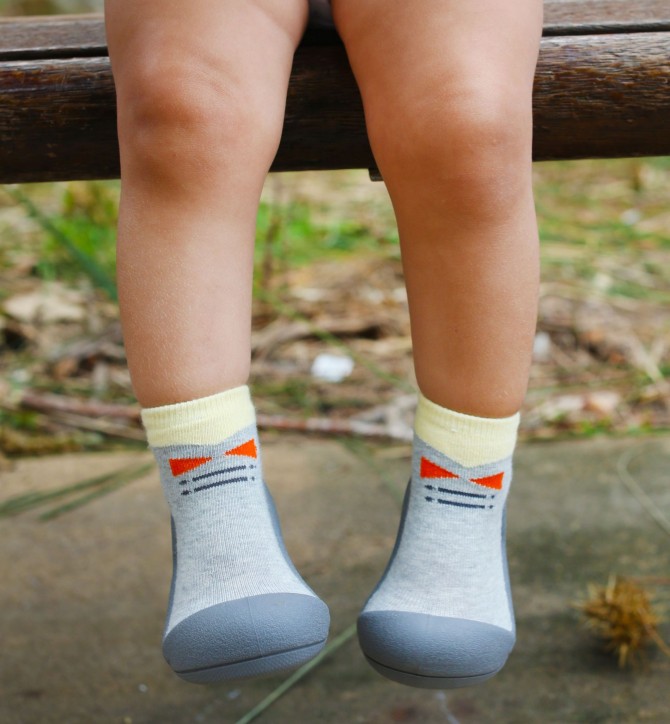 Oddychające antypoślizgowe buciki Attipas - Pet Charcoal XL