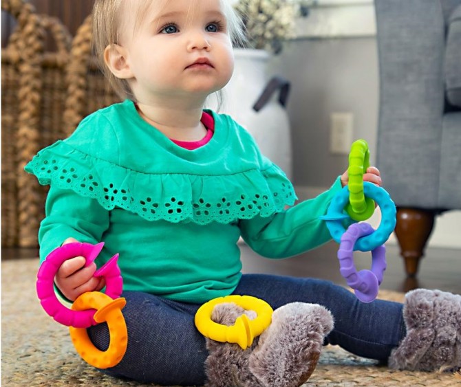 BoboPrzyssawki Kółeczka Fat Brain Toys PipSquigz Ringlets