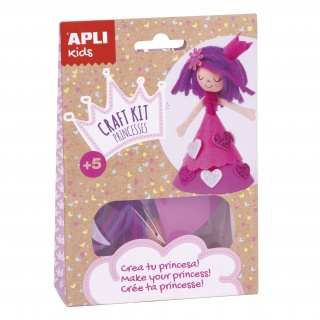 Zestaw artystyczny Apli Kids - Różowa Księżniczka