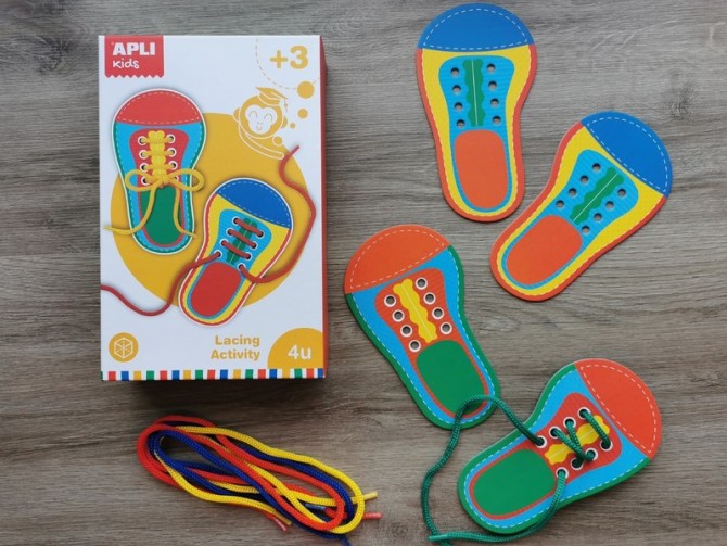 Zestaw do nauki wiązania butów Apli Kids