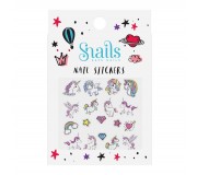 Naklejki na paznokcie dla dzieci Snails - Unicorn