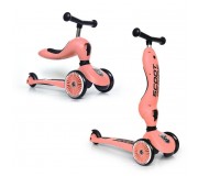 Hulajnoga i rowerek 2w1 Highwaykick SCOOTANDRIDE 1-5 lat - Peach