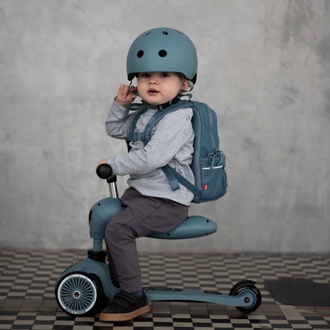 Kask dla dzieci SCOOTANDRIDE XXS-S 1-5 lat - Ash