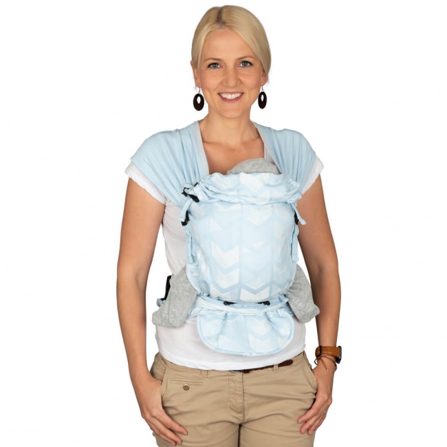Nosidełko HOP-TYE Buckle Hoppediz - Amsterdam Aqua