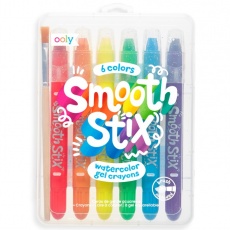 Kredki Żelowe Akwarelowe, Smooth Stix 6 szt. Ooly