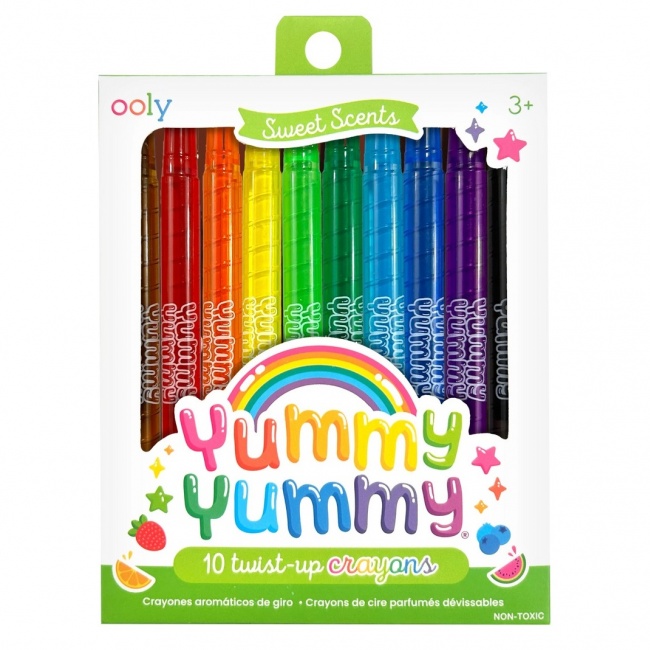 Kredki Pachnące Wykręcane Ooly - Yummy Yummy