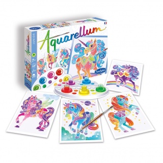 Zestaw do malowania Aquarellum Junior SentoSphere - Jednorożce