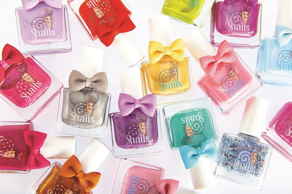 Zestaw 6 lakierów do paznokci dla dzieci Snails Mini