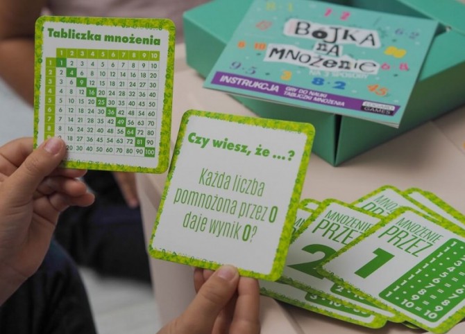 Gra do nauki tabliczki mnożenia. Bójka na mnożenie