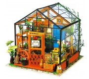 Składany Malowany Model Robotime - Mini Szklarnia