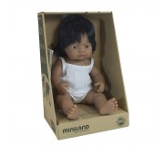 Lalka dziewczynka Miniland Doll - Hiszpanka 38cm