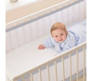 Oddychający ochraniacz do łóżeczka Pur Air PurFlo - Cloud Grey