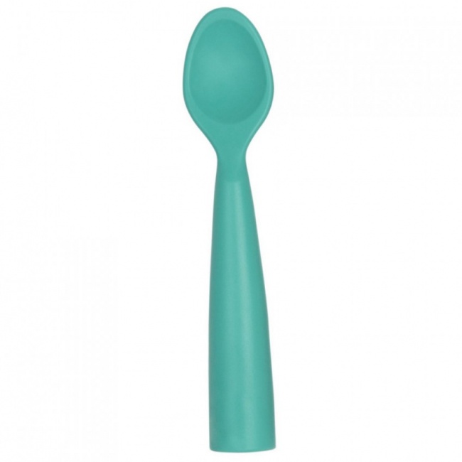Łyżeczka silikonowa do nauki samodzielnego jedzenia Minikoioi - zielona