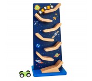 Drewniany tor wyścigowy Small Foot - Kosmos